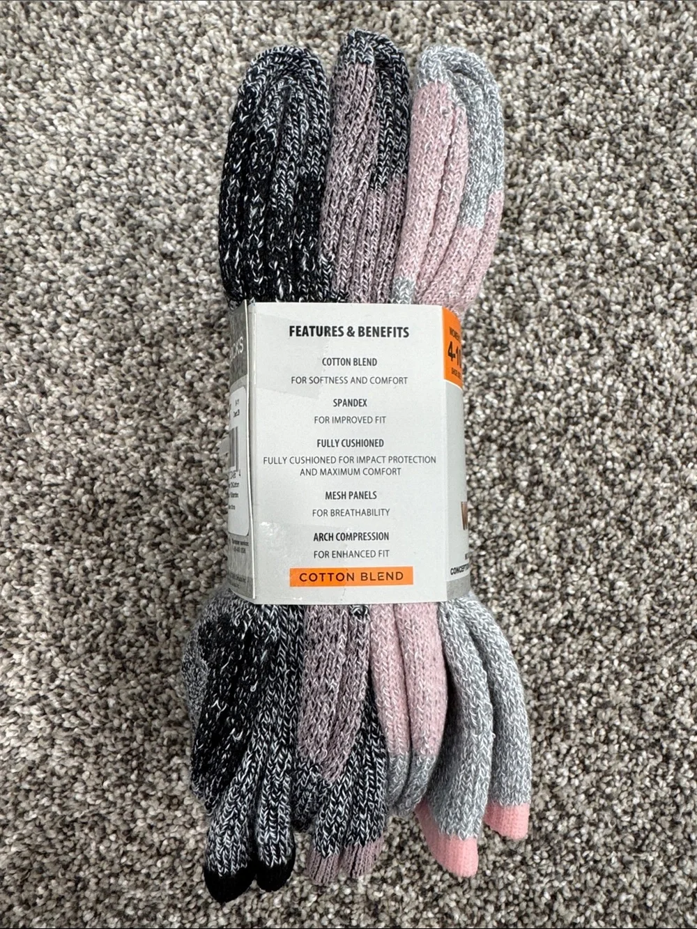 Workmate Technical Socks ~ Women's shoe size 4-10 (3 Pairs)